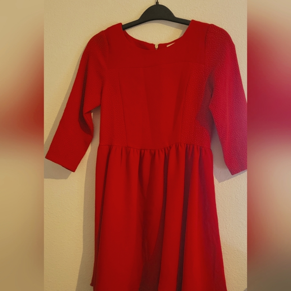 Girls BG Girls size 14 red 3/4 dress